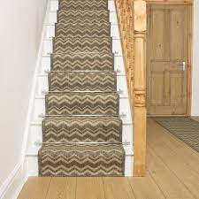 chevron tweed stair runners runrug