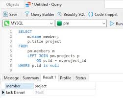 emulating outer joins in mysql