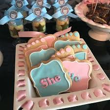 What will it bee gender reveal themed cookies. The Cutest Gender Reveal Food Ideas Tulamama