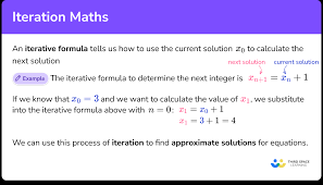 Iteration Maths Gcse Maths Steps