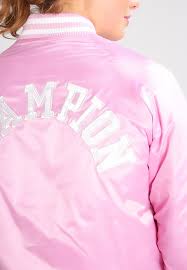 Champion Reverse Weave Bomber Jacket Rose Women Clothing