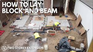 how to lay block and beam you