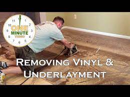 w removing vinyl luan underlayment