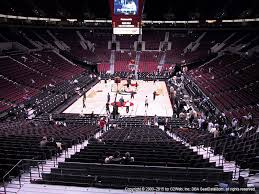 Moda Center View From Middle Level 208 Vivid Seats