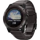 fenix 5X Plus Sapphire 51mm GPS Watch with TOPO Mapping - DLC Titanium Garmin