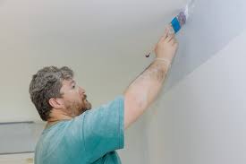 Professional Painter Using A Brush To