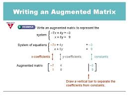 4 8 augmented matrices systems