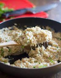 Creamy Cauliflower Garlic Rice gambar png