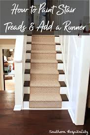 Ok, so you've painted your walls and ceilings—what next? Painted Stairs And Adding Runners Southern Hospitality