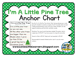 Lanies Little Learners Im A Little Pine Tree Anchor Chart
