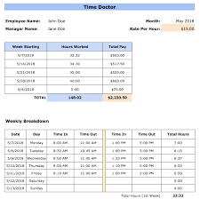 Free Timesheet Templates In Excel Pdf Word Formats Weekly