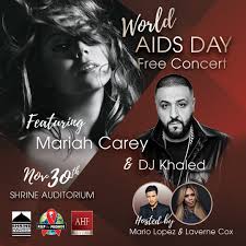 Listen online or download the iheartradio app. Mariah Carey Dj Khaled To Perform Live At Free World Aids Day Concert Ahf 30th Anniversary Celebration Nov 30th L A S Shrine Auditorium Business Wire