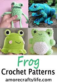 11 crochet a frog patterns to create