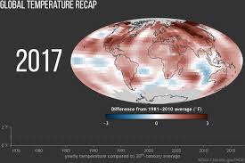 2017 Was Earths Third Warmest Year On Record Noaa Climate Gov