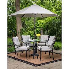 Hanover Lavallette Black Steel 5 Piece