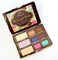 too faced sugar pop palette swatches