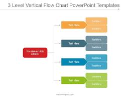3 level vertical flow chart powerpoint
