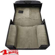 carpet set delux 6 pieces honey jeep cj