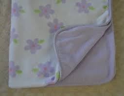 Purple Fl Baby Girl Blanket Flower