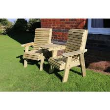 Chunky Wooden Garden Furniture