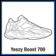 Download and print these yeezy coloring pages for free. Adidas Yeezy Boost 700 Kicksart Sneakers Drawing Shoe Design Sketches Sneakers Illustration