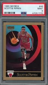 Californiasportscards.com has a lineup of basketball products that has no weaknesses. Scottie Pippen 1990 Skybox Basketball Card 46 Graded Psa 9 Mint