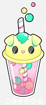 A combination of thai tea and bubble tea, this easy boba tea recipe is fun, delicious, and the learn all about boba and how to make thai bubble tea right at home using just a handful of simple. Yellow Pink Meloxi Cup Art Bubble Tea Drawing Iced Tea Food Bubble Tea Chibi Tea Png Pngegg