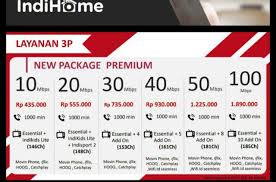 Ini daftar paket indihome dan cara berlangganannya. Paket Indihome Premium Paket Indihome Premium Myindihome Fiber