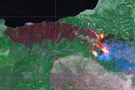 Maybe you would like to learn more about one of these? Satellite Images Of The Fire In Corinth Photo Protothemanews Com