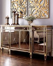 Horchow Mirrored Buffet Console