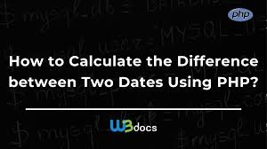 difference between two dates using php