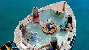 Spacruzzi Is A Floating Hot Tub With