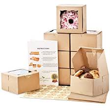 Printcosmo is a premium online printing company with specialties in custom printing. Amazon Com Premium 4x4x2 5 Inches Small Cookie Boxes With Window 50 Pack Extra Thick Oil Resistant Brown Bakery Boxes For Mini Cookies Single Donut Mini Bundt Cake Dessert Macaron