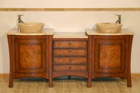 72 inch double vessel sink bath vanity