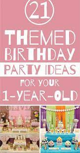 birthday party themes for your one year