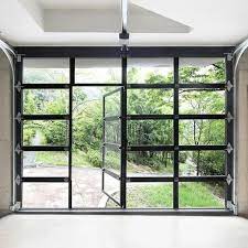 Plexiglass Glass Aluminum Garage Door