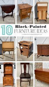10 black painted furniture ideas