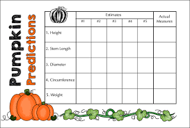 Pumpkin Predictions Measurement Fun