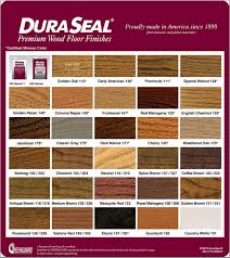 duraseal stain chart1 hardwood floor