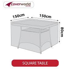 Outdoor Square Table 150xm X 150cm