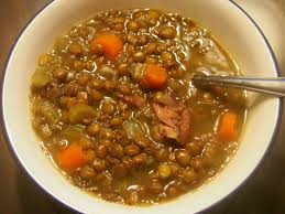 lentil and ham bone soup my kitchen