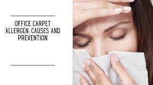 office carpet allergen causes and