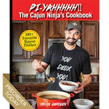 Does the Cajun Ninja have a cookbook?