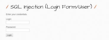 sql injection login form user teck k2