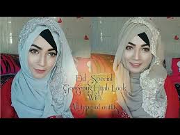 eid special hijab look with all outfits