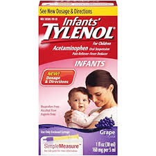 infants tylenol pain reliever fever