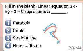 Linear Equation 2x 5y 3