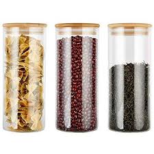copdrel glass food storage jars