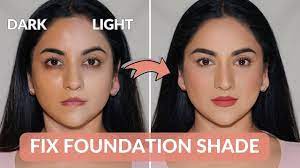 how to fix any wrong foundation shade