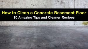 Concrete Basement Floors Cleaning